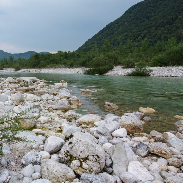 Die Soča ist einer der schönsten Flüsse im Triglav Nationalpark