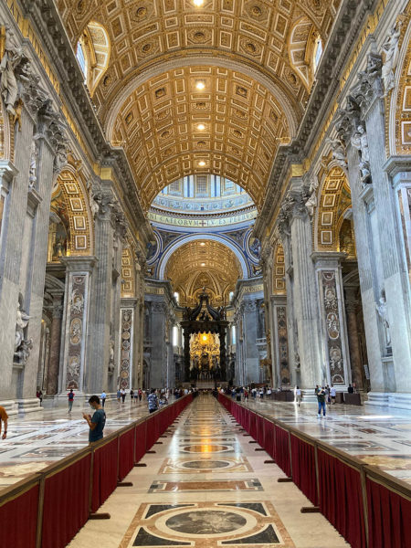 Petersdom im Vatikan Rom Italien 2021