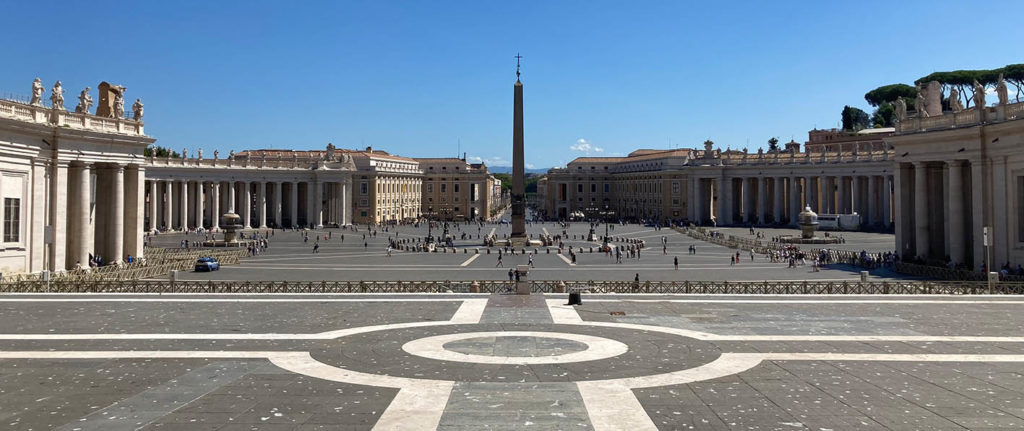 Petersplatz im Rom