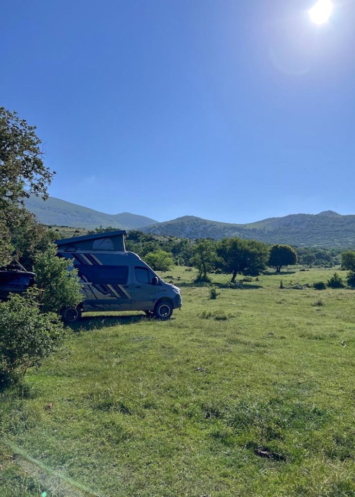 Frei autark campen im Velebit Nationalpark